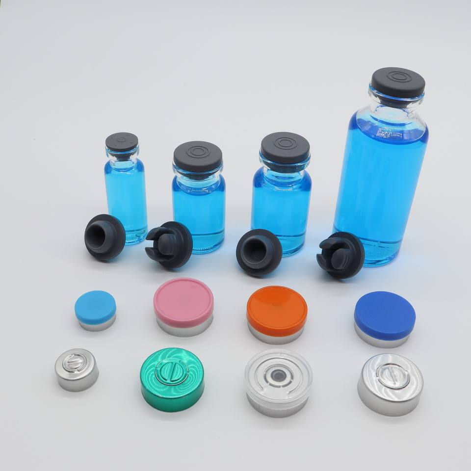 Pharmaceutical GLASS VIALS 10R 2R 4R 6R Price with Rubber Stopper and Cap