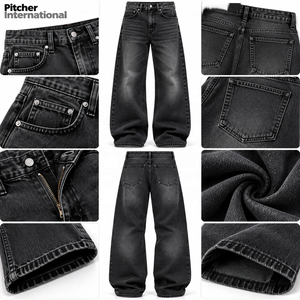 Wholesale mens <b>button</b> <b>fly</b> <b>jeans</b> Custom mens <b>button</b> <b>fly</b> <b>jeans</b> Denim <b>jeans</b> Rigid Cotton Private Label Brand - Product Image 6