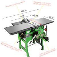 ML393B Machine à Bois Combinée Universelle Multifonctionnelle pour le Travail du Bois