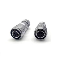 Connecteur métallique étanche IP67 Push Pull Aviation industrielle prise mâle femelle câble connecteur circulaire série WeiPu SF12