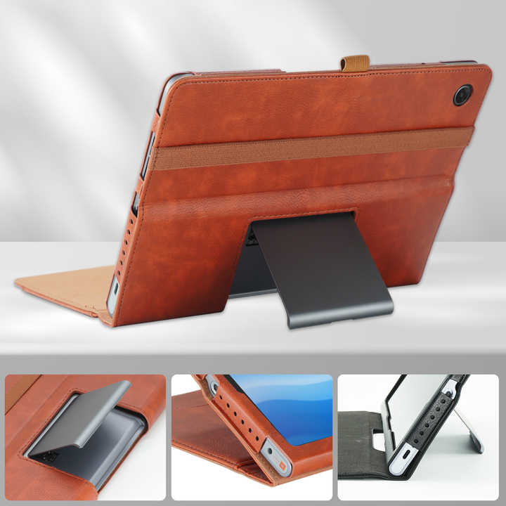 Custodia In Pelle PU Kepuch Per Lenovo Tab Plus 11.5 TB351FU - Blu, Con Cinturino E Chiusura Magnetica, Leggera - 2
