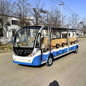 Autobús Turístico Eléctrico Descapotable al por Mayor, Vehículo de Transporte Duradero para Zoológicos, Jardines y Recepción - Product Image 3