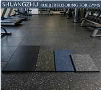 Revêtement de sol en caoutchouc pour salle de sport, tapis de sol en caoutchouc résistant aux chocs pour la musculation, le crossfit et la salle de fitness
