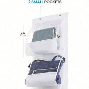 Sac de rangement suspendu pliable à 6 poches pour portes et placards, idéal pour organiser et utiliser facilement – Meilleure vente - Product Image 4