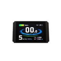 Affichage pour vélo électrique Kunteng LCD8H, écran couleur avec fonction USB pour kit moteur de moyeu de vélo électrique