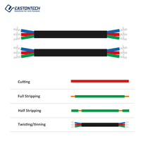 EW-8905 EASTONTECH Vollautomatische Doppelkopf-Maschine zum Schneiden, Abisolieren, Verzinnen und Crimpen von ummantelten Kabeln mit einem Außendurchmesser von 3,0-8,0 mm