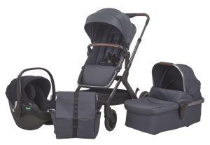 <span class=keywords><strong>Cochecito</strong></span> de Bebé 3 en 1 Plegable Automáticamente Babycode A5, Compatible con Silla de Auto y Cuna, <span class=keywords><strong>Maxi</strong></span> <span class=keywords><strong>Cosi</strong></span>, Aluminio, 20 kg, Respaldo Ajustable, EN1888 - Product Image 2