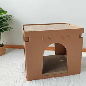 C4P Neues Design Kastenform Karton Katzen spielzeug Katzen haus Katzen karton Kratzer