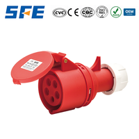 Prise et Fiche Industrielles en Cuivre SFE IP44 220-240V 3 Broches 16A CEE Aviation 16/32A