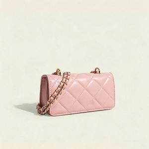 Autumn New Simple Solid Color Portable Shoulder Small Square <b>Bag</b> Texture Bow Casual Crossbody Women'S <b>Bag</b> - Product Image 1