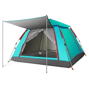 ใหม่5-8คน Windbreak Camping เต็นท์ Camping เดินป่าตกปลาเต็นท์