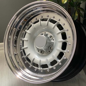 Rines de Aleación Bku Forged Estilo <span class=keywords><strong>Barock</strong></span> de 3 Piezas 5x112 para Mercedes Benz Clase S W108 W109 W114 W123 450SL de 16, 17 y 18 Pulgadas - Product Image 1