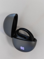 Écouteurs sans fil OWS à crochet d'oreille avec étui de charge compact, affichage numérique, format de poche facile à transporter, pour le sport, Bluetooth 5.4, IPX-2