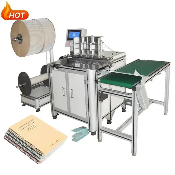 Boek & Kalenderbinder Automatische Spiraalbindmachine, Automatische Bindmachine Met Dubbele Ring