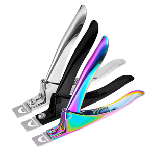 <b>U</b> Shaped <b>Nail</b> Tip Cutter Stainless Steel Manicure Scissors for False <b>Nail</b> Extension French Style Cutting - Product Image 5