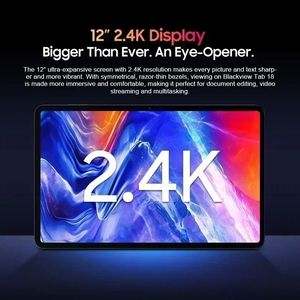 Blackview Tab 18 máy tính bảng 12 inch 12GB + 256GB 8800mAh pin 16MP 2.4k FHD + Hiển thị widevine L1 MTK Helio G99 33W sạc nhanh - Product Image 3