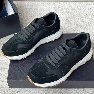 Zapatos Deportivos Casuales de Piel Genuina con Cordones para Hombre, Diseño Transpirable Antideslizante, Zapatos de Tenis Deportivos para Todas las Temporadas - Product Image 1