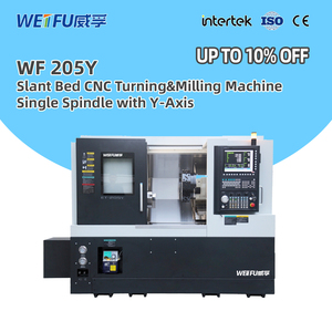 Hoàn toàn tùy chỉnh WF-ET205Y chuyển Trung tâm fanuc hệ thống CNC nghiêng giường máy tiện weifu máy công cụ chế biến thiết bị 4 trục - Product Image 2