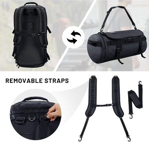 Grand <span class=keywords><strong>sac</strong></span> de voyage en polyester léger et résistant <span class=keywords><strong>à</strong></span> l'eau, <span class=keywords><strong>sac</strong></span> <span class=keywords><strong>à</strong></span> <span class=keywords><strong>dos</strong></span> de mode pour les voyages, le camping, la gym, les sports - Product Image 2