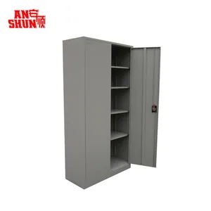 AS-008 Luoyang ANSHUN çelik ofis kabini mobilya Metal depolama dosya dolabı 4 raflı kilitlenebilir yüksek kalite