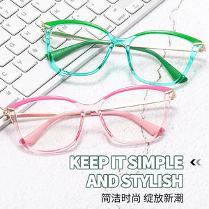 新しいメタルビジネスアイウェアファッションレトロ高品質近視メガネフレーム販売男性アンチブルーライトメガネ - Product Image 3