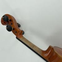 Vernis à l'huile de violon chinois fait à la main avec étui long et nœud octogonal