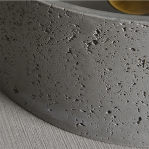 Lavabo en béton artisanal CONRAZZO, pour usage commercial, industriel, <span class=keywords><strong>jardin</strong></span>, comptoir, lavabo artistique, bol - Product Image 3