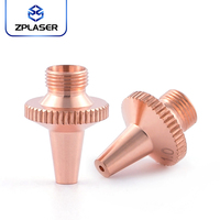 ZPLASER D15 H19 M8 buse de découpe Laser monocouche buses de coupe de Tube 3D pour tête de coupe Raytools