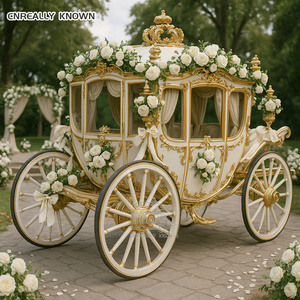 Fabricant de calèches royales de luxe à quatre roues pour visites de parcs, très demandées - Product Image 5