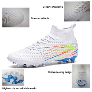 Vente d'Usine Chaussures <span class=keywords><strong>de</strong></span> Football pour Hommes Respirantes Entraînement Extérieur Crampons <span class=keywords><strong>de</strong></span> <span class=keywords><strong>Foot</strong></span> - Product Image 2