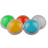 100mm LED illuminé dôme en plastique bouton de démarrage anglais boutons poussoirs pour équipement d'amusement d'arcade pour interrupteurs à bouton poussoir