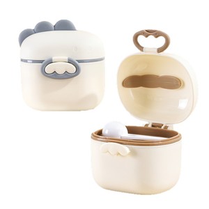 Baby Formula <b>Container</b> Portable Airtight Storage For Travel Kitchen Freshness Preservation Plastic Round Buckle Lid - Product Image 5