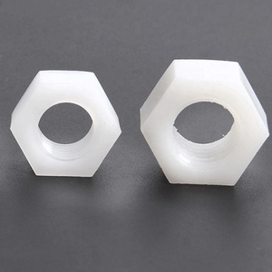Tuerca de cabeza hexagonal de plástico de nailon blanco y negro, tuerca hexagonal de cabeza hexagonal de alta calidad, hecha en China - Product Image 4