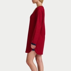 Robe de nuit pour femme Beefey, nouvelle arrivée, légère, confortable, pour la maison, respirante, décontractée, à manches longues, en lyocell, devant - Product Image 3