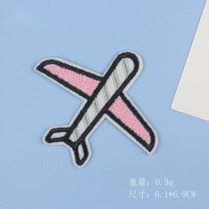 Concise Style Embroidered Three Color Plane Patches Applique - Product Image 2