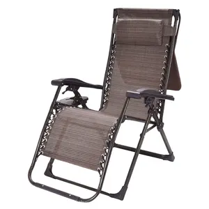 Chaise de plage pliante en aluminium bon marché pour camping chaise longue en métal meubles de chambre à coucher fer antique meubles d'extérieur modernes de 2 ans