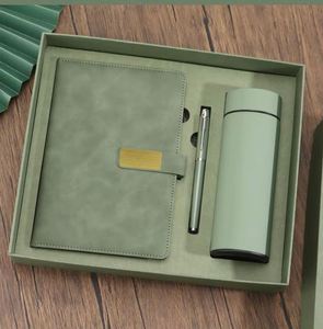 Set de Regalo Empresarial Personalizado: Cuaderno A5 de Cuero PU con Bolígrafo y Vaso para Reuniones Anuales de Empresa, Set de Regalos Corporativos - Product Image 1
