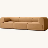 Canapé d'angle Chesterfield moderne en cuir véritable, multifonctionnel, pour salon, 3 places, accoudoirs incurvés, taille Queen, 115 cm de large