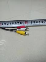 Câble audio et vidéo de haute qualité de 1.5m 3rca à 3rca couleur noire