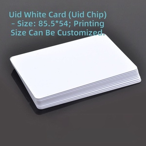 Carta IC bianca a induzione, tipo NFC, con pellicola Fudan Plus, per controllo accessi hotel e rilevazione presenze, in PVC, modello 396, Shenzhen - Product Image 3