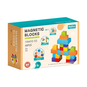 Bloques de Construcción Magnéticos de Plástico DIY, Juguete Educativo de Construcción Manual para Niños de 4 a 6 Años - Product Image 5