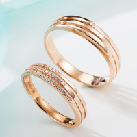 2024 chaud populaire 10k pur or mariage amour couple or 585 bague couple ensemble câlin hommes 18k gel anneau naturel diamant or femmes anneau