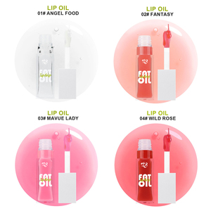 Logotipo personalizado Magic Color Plumping Fruit Lip Oil Luxury Clear Hidratante <span class=keywords><strong>Grasa</strong></span> Lip Oil Bálsamo Vegano Maquillaje Plumper Lip Oil - Product Image 3