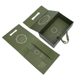 Üretim özel Logo pembe katlanır manyetik sunta ürün ambalaj peruk hediye kutuları ambalaj - Product Image 6