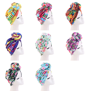 Turban pré-noué pour femme, grande taille, motif africain imprimé, pour usage quotidien et extérieur - Product Image 2