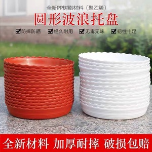 Bandejas Redondas de Plástico para Macetas, Material Reciclado, Base Portátil para Escritorio, Uso en Suelo o Colgado - Product Image 5