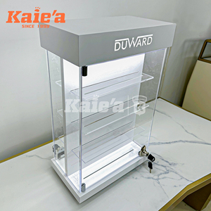 Nhà máy tùy chỉnh Acrylic đồ trang sức hiển thị tủ Showcase Vòng cổ đứng - Product Image 3