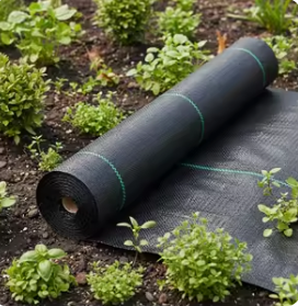 Toile de paillage imperméable – Résistante à l'abrasion et aux déchirures, protection UV, personnalisable <span class=keywords><strong>pour</strong></span> l'aménagement paysager et le jardinage extérieur - Product Image 6
