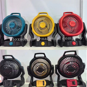 Ventilateur électrique portable 21V à batterie au lithium industrielle avec moteur sans balais, construction en acier allié pour usage domestique et en camping - Product Image 6