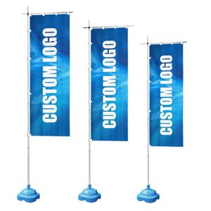 Banderas Nobori Personalizadas OEM de 180x60cm, Tela de Poliéster con Impresión Digital por Sublimación de Logotipos para Deportes, Decoración y Comercio - Product Image 1